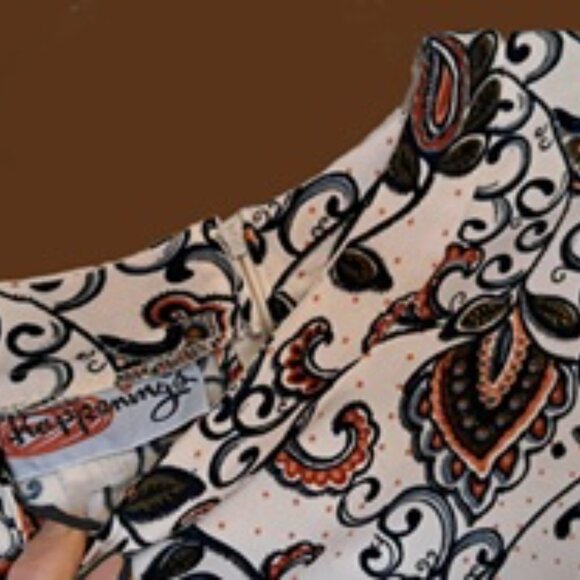 Vintage 70s Psychedelic Mini Dress - Picture 3 of 5